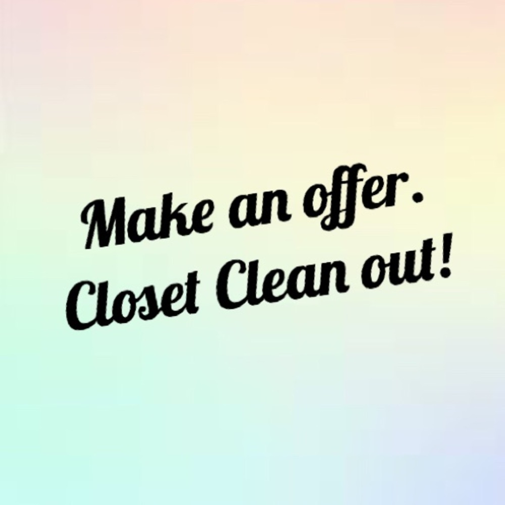 Make an offer on any items in my closet!